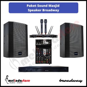 Paket Sound System Masjid Speaker Boradway CON-8 | 2 Speaker
